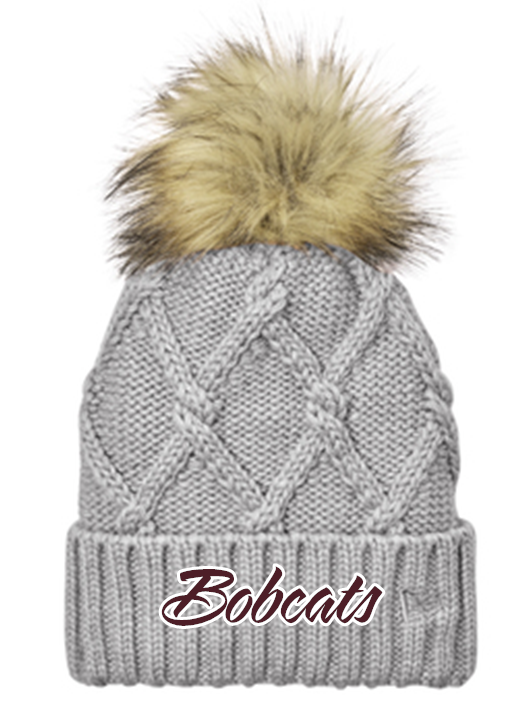 BEAVER FAUX FUR TOSSEL CAP