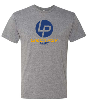 LINCOLN PARK MUSIC GRAY SHORT SLEEVE TSHIRT