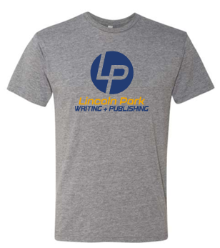 LINCOLN PARK WRITING & PUBLISHING GRAY SHORT SLEEVE TSHIRT