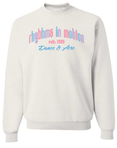 RIM NEON WHITE CREWNECK SWEATSHIRT