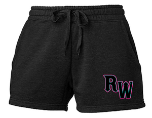 RIVER WARRIORS BLACK LADIES SWEAT SHORTS