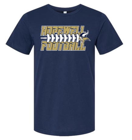 HOPEWELL FOOTBALL NAVY SHORT SLEEVE TSHIRT