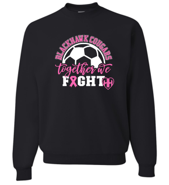 BLACKHAWK PINK OUT BLACK CREWNECK SWEATSHIRT