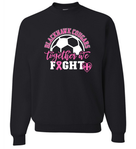 BLACKHAWK PINK OUT BLACK CREWNECK SWEATSHIRT