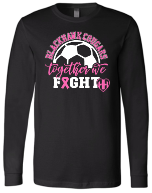 BLACKHAWK PINK OUT BLACK LONG SLEEVE TSHIRT