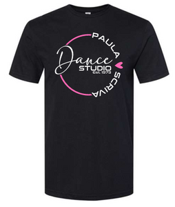 PSDS CIRCLE BLACK SHORT SLEEVE TSHIRT