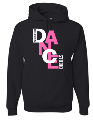 PSDS STACKED BLACK HOODIE