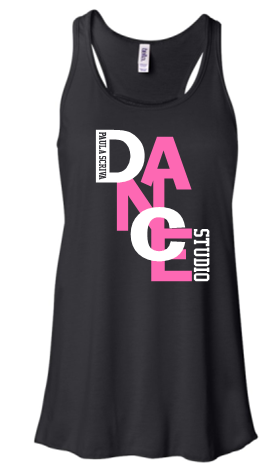 PSDS STACKED BLACK TANK TOP