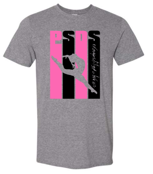 PSDS COMPETITION TEAM GRAY SHORT SLEEVE TSHIRT