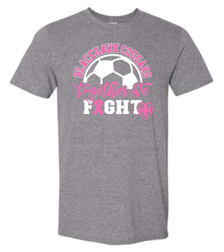 BLACKHAWK PINK OUT GRAY TSHIRT