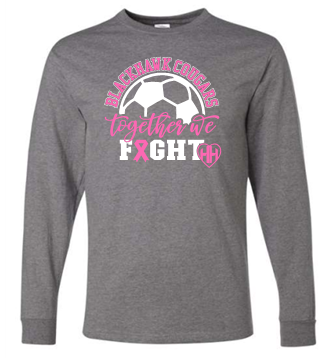 BLACKHAWK PINK OUT GRAY LONG SLEEVE TSHIRT