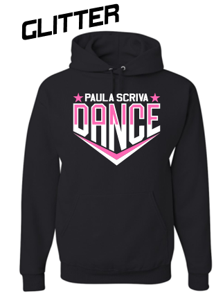 PSDS GLITTER BLACK HOODIE