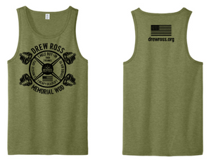 DREW ROSS MEMORIAL WOD MENS RACERBACK TANK