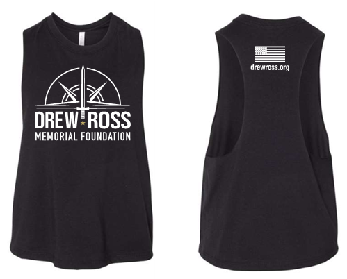 DREW ROSS MEMORIAL FOUNDATION WOMENS CROPPED TANK