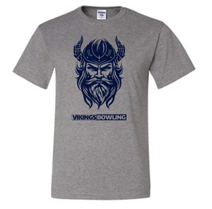 HOPEWELL VIKINGS BOWLING GRAY TSHIRT