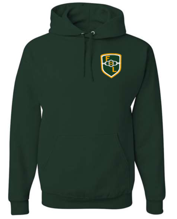 FOL GREEN COTTON HOODIE