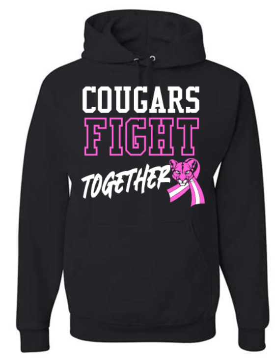 BLACKHAWK PINK OUT BLACK COTTON HOODIE
