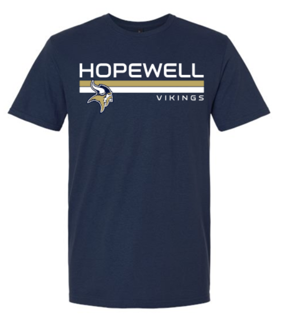 HOPEWELL VIKINGS NAVY TSHIRT