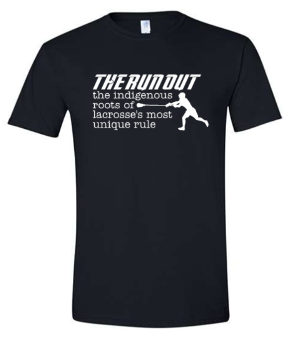 THE RUN OUT BLACK SHORT SLEEVE TSHIRT