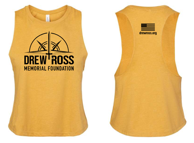 DREW ROSS MEMORIAL FOUNDATION WOMENS CROPPED TANK