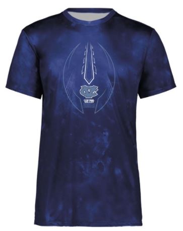 CV LIL WARRIORS FOOTBALL CLOUD TSHIRT