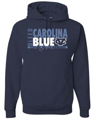 CV BLEED BLUE COTTON HOODIE