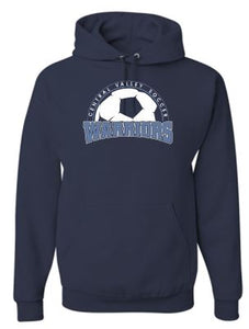 CV BOYS SOCCER NAVY COTTON HOODIE