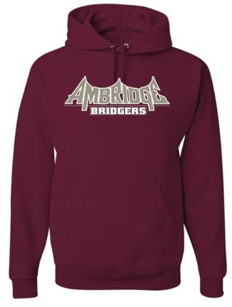 AMBRIDGE MAROON COTTON HOODIE