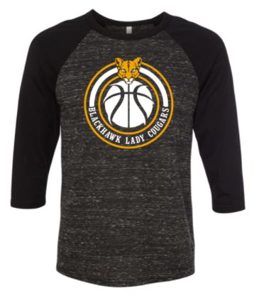 BLACKHAWK BASKETBALL RAGLAN SLEEVE TSHIRT