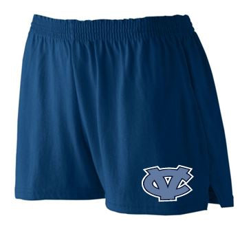 CV CHEER LADIES NAVY SHORTS