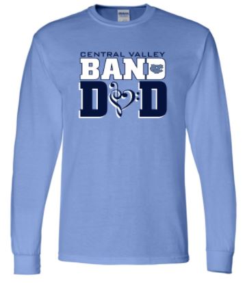 CV BAND DAD LONG SLEEVE CAOLINA TSHIRT