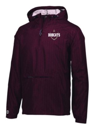 BEAVER FOOTBALL MAROON RANGE PACKABLE RAIN JACKET