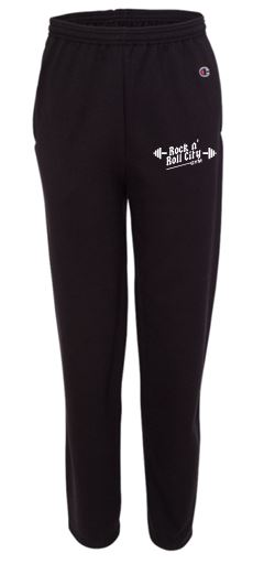 RNR CITY BLACK CHAMPION SWEATPANTS