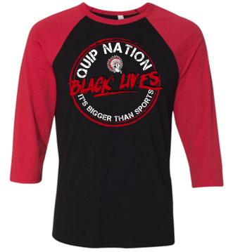 BLACK LIVES RAGLAN SLEEVE TSHIRT