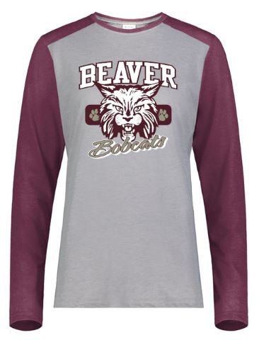 BEAVER BOBCATS VINTAGE LONG SLEEVE TSHIRT