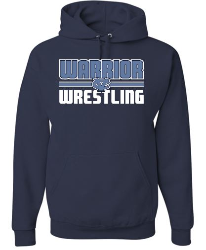 WARRIOR WRESTLING MOISTURE WICKING HOODIE