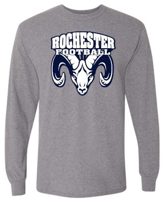 ROCHESTER FOOTBALL LONG SLEEVE TSHIRT