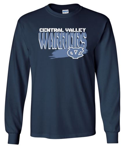 CV PTA WARRIORS NAVY LONG SLEEVE TSHIRT