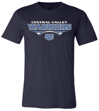 CV LIL WARRIORS FOOTBALL NAVY TSHIRT