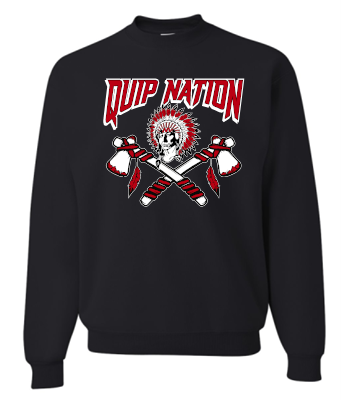 QUIP NATION BLACK CREWNECK SWEATSHIRT