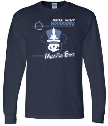 CV BAND HAT NAVY LONG SLEEVE TSHIRT