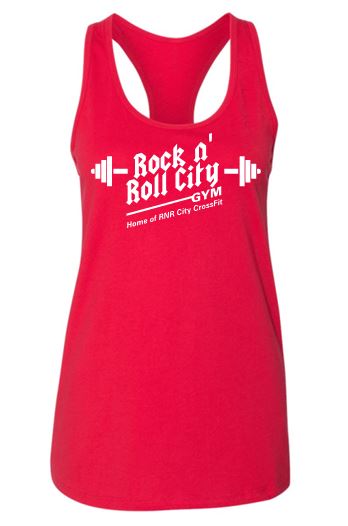 RNR CITY RED TANK TOP