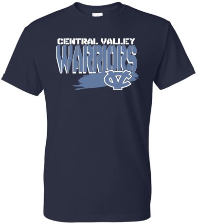 CV PTA WARRIORS NAVY TSHIRT