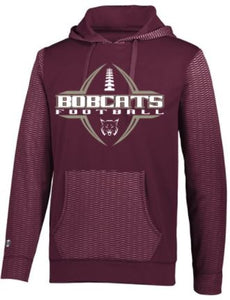 BEAVER FOOTBALL RANGE MAROON MOISTURE WICKING HOODIE