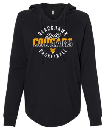 BLACKHAWK LADY COUGARS LADIES HOODIE