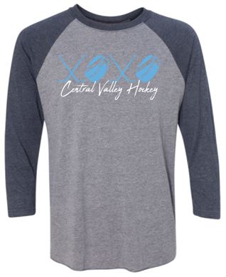 CV HOCKEY XOXO RAGLAN TSHIRT