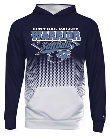 CV SOFTBALL BADGER HEX 2.0 MOISTURE WICKING HOODIE