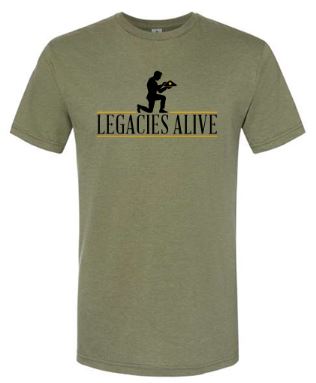 LEGACIES ALIVE OD GREEN TSHIRT