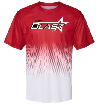 OHIO BLAST BADGER HEX 2.0 MOISTURE WICKING TSHIRT