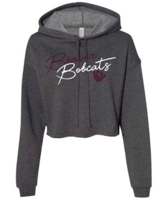 BEAVER FOOTBALL CROPPED HOODIE
